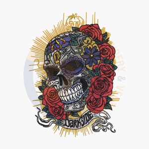 Skull Dark Side Embroidery