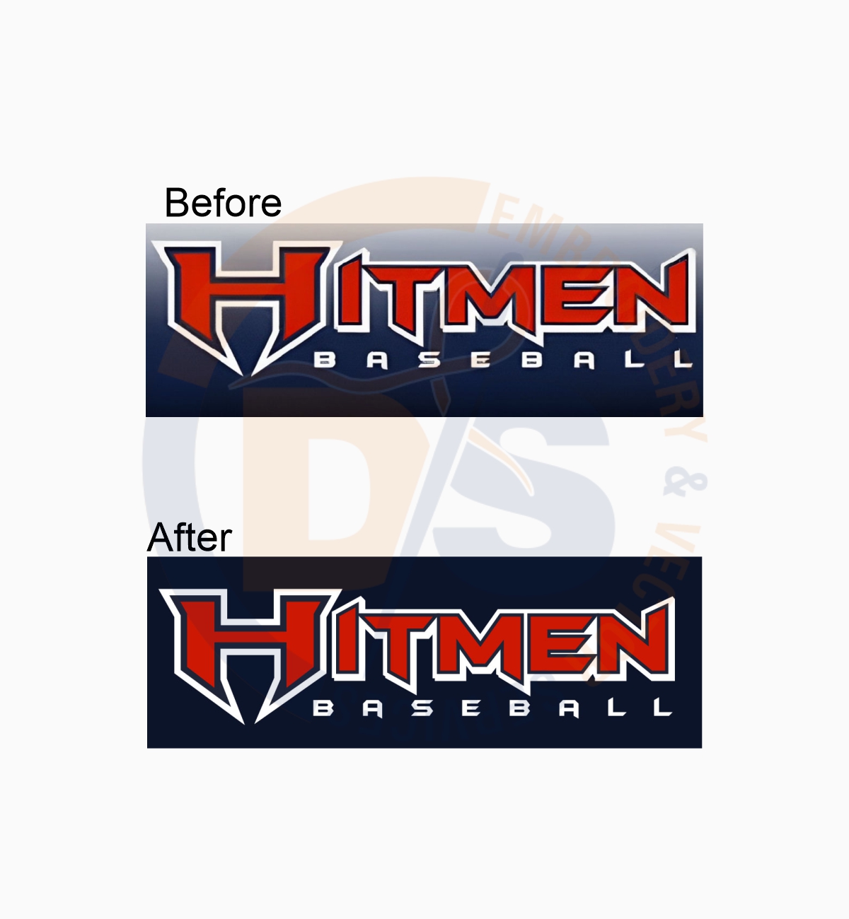 vector graphic design digitize stitch