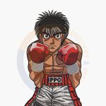 Boxing Embroidery Design