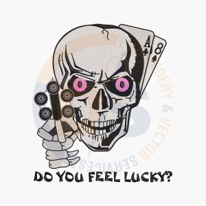 skull gun embroidery designs