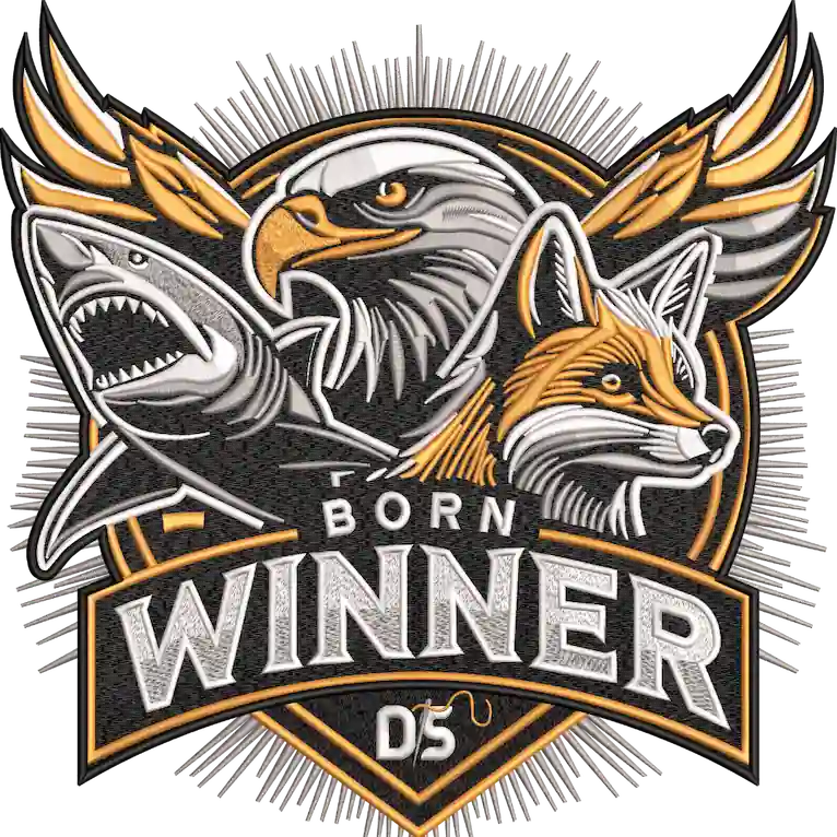 After: Embroidery Digitized Logo